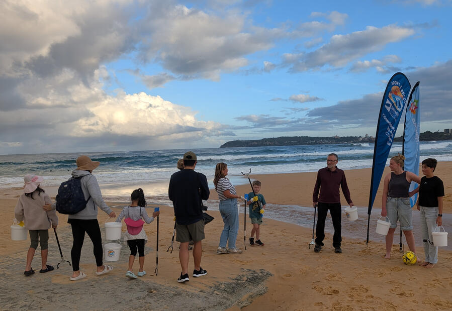 Beach Clean up Adopt a Beach and Scouts